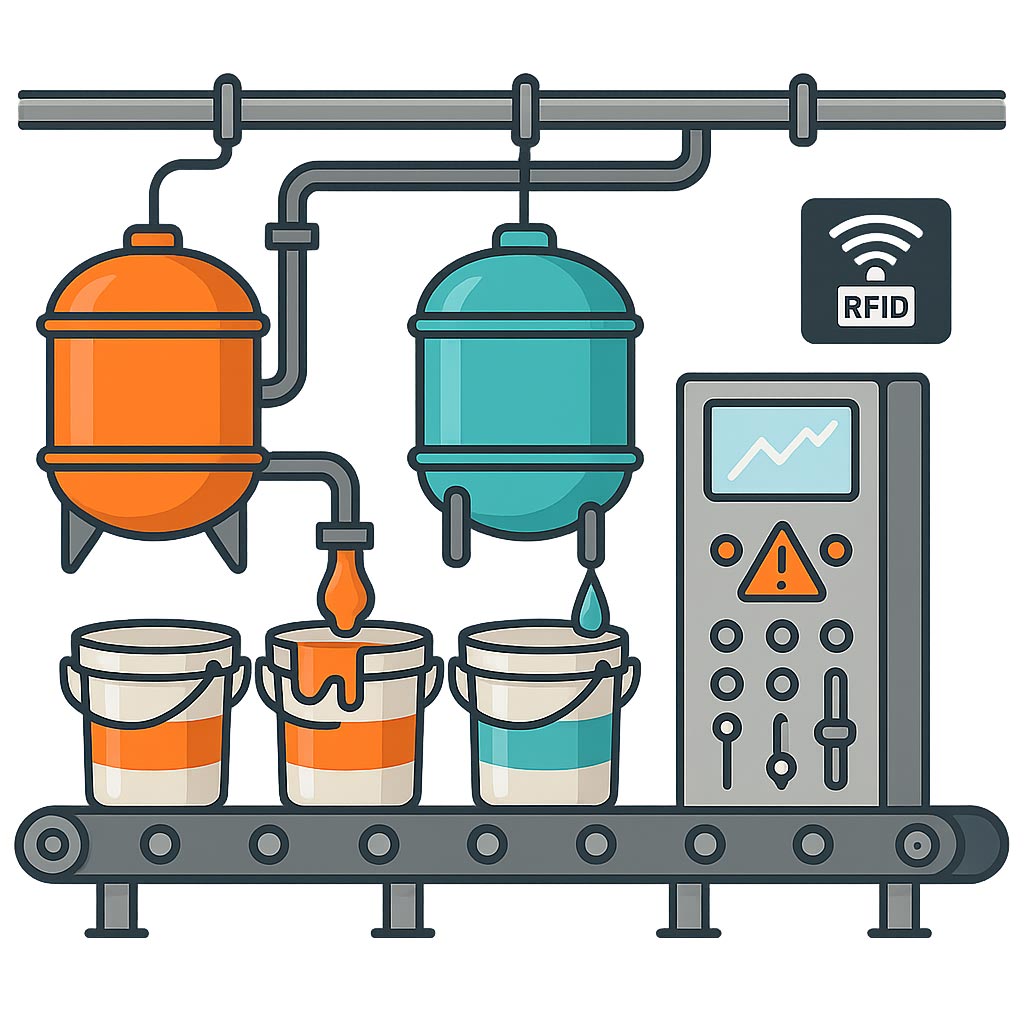 automatizacion en la fabricación de pinturas