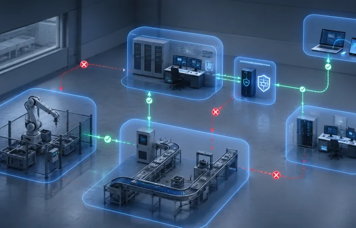 ciberseguridad por modulos en planta